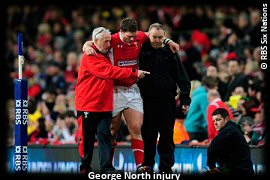 Wales Scotland George North injury